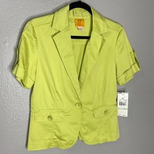 Size 8 Ruby Rd. Olive Blazer